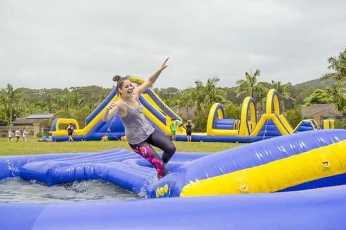 Volunteer For Inflatable Obstacle Course 