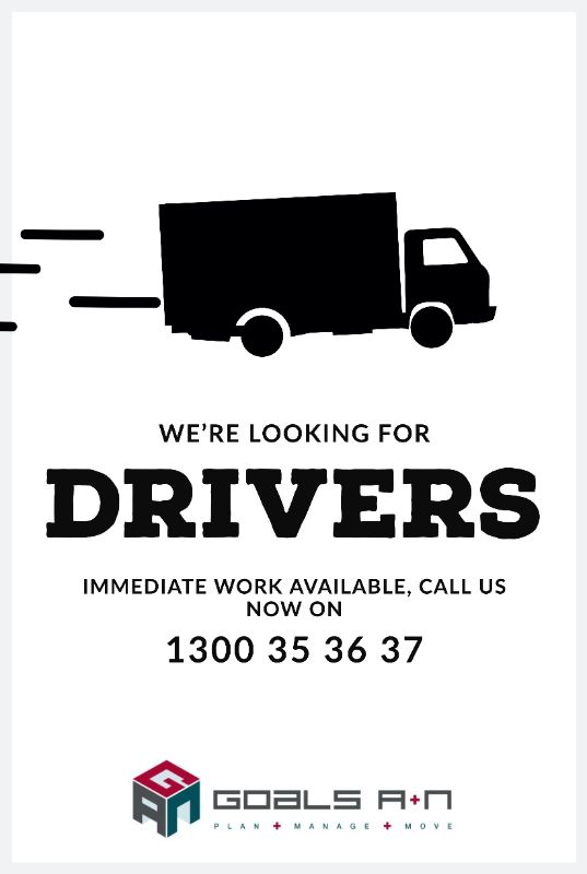 Drivers, Movers & It Connection Staff Wanted For Commercial Relocations