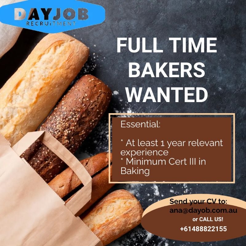 Bakers-full Time- Noosa Heads