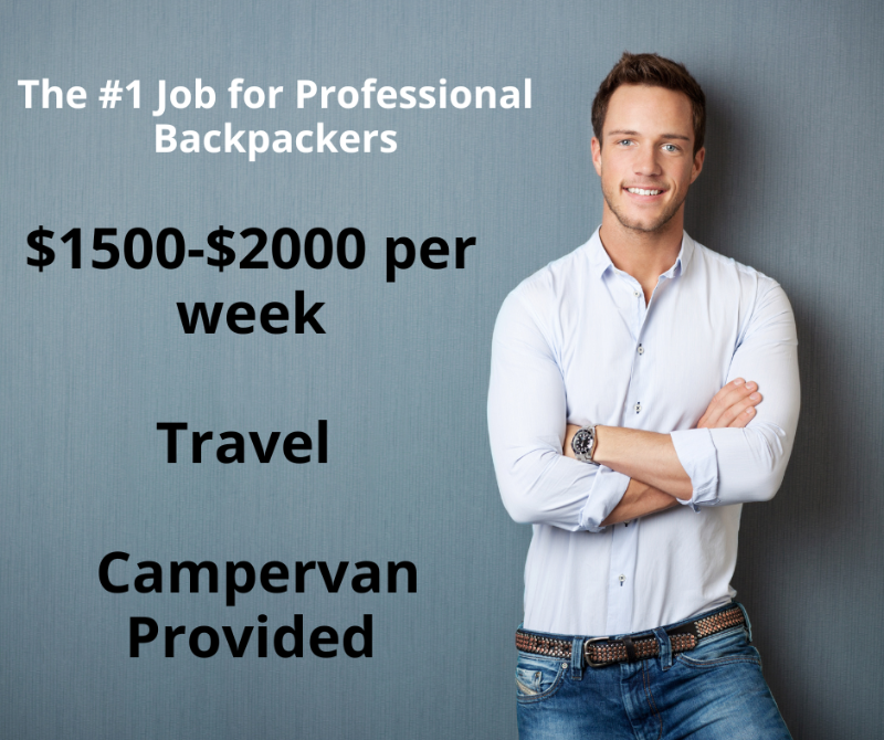 $1500-$2000 Per Week + Company Vehicle + Adventure & Travel