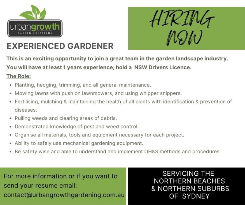 Experienced Gardeners