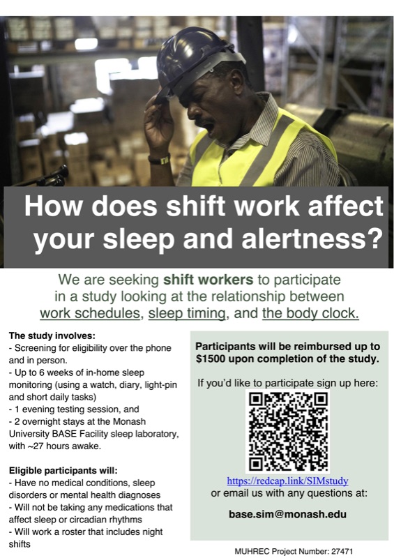 *participants Needed* Help Us Understand Individual Differences In Shift Workers