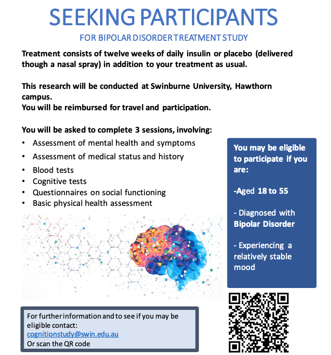 Melbourne Study Currently Recruiting Participants With Bipolar